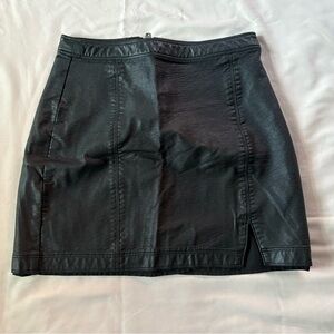Abercrombie Vegan Leather Skirt